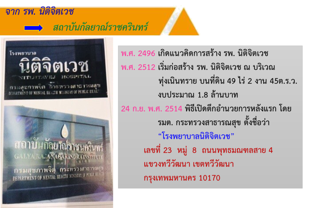 พิธีเปิดและประวัติสถาบัน